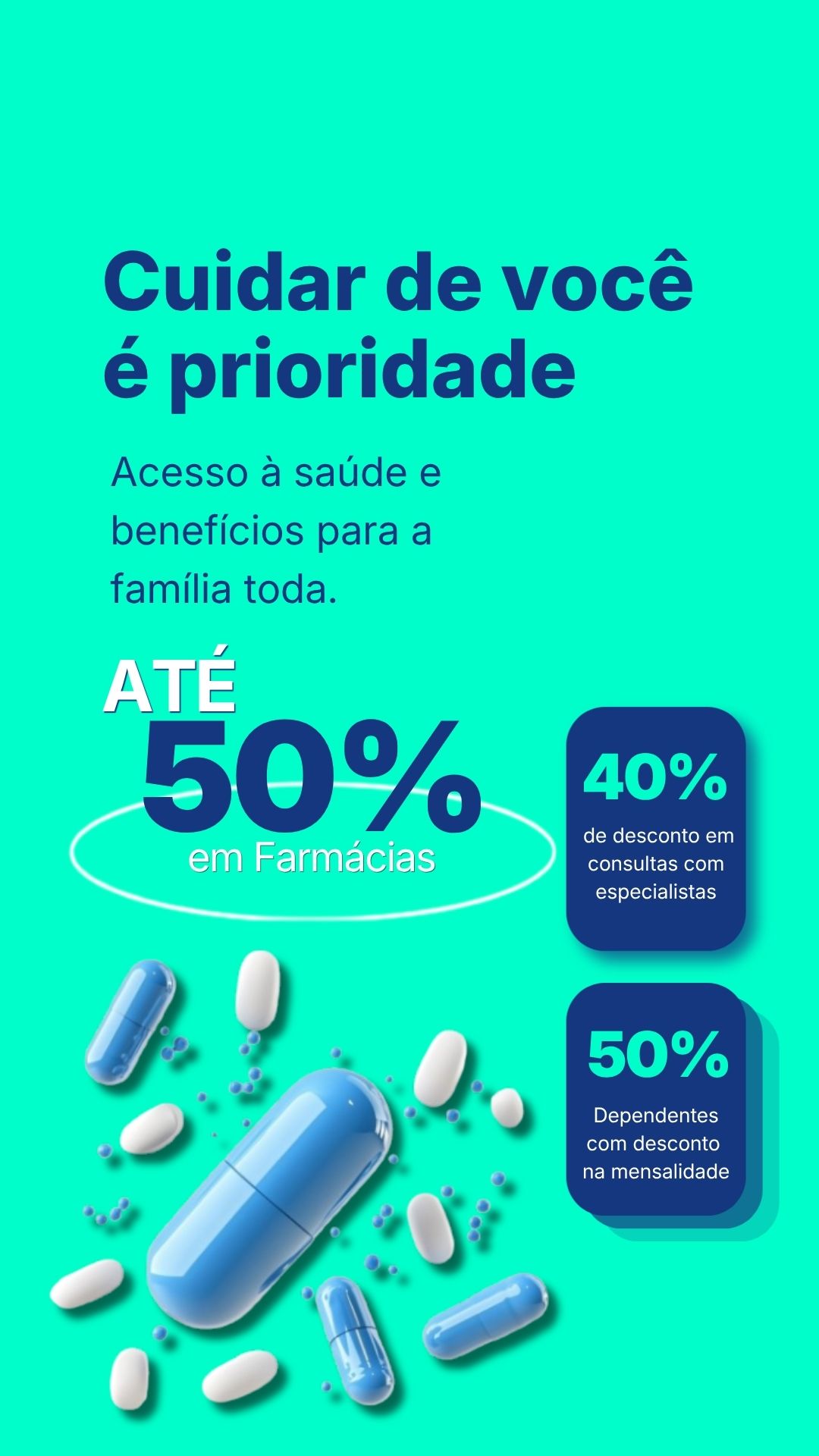 Sensi+Clube — Até 50% em farmácias